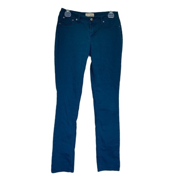 Earl Jean Galaxy Blue Denim Jeans Size 6 Skinny Leg Casual Pants - Picture 4 of 10